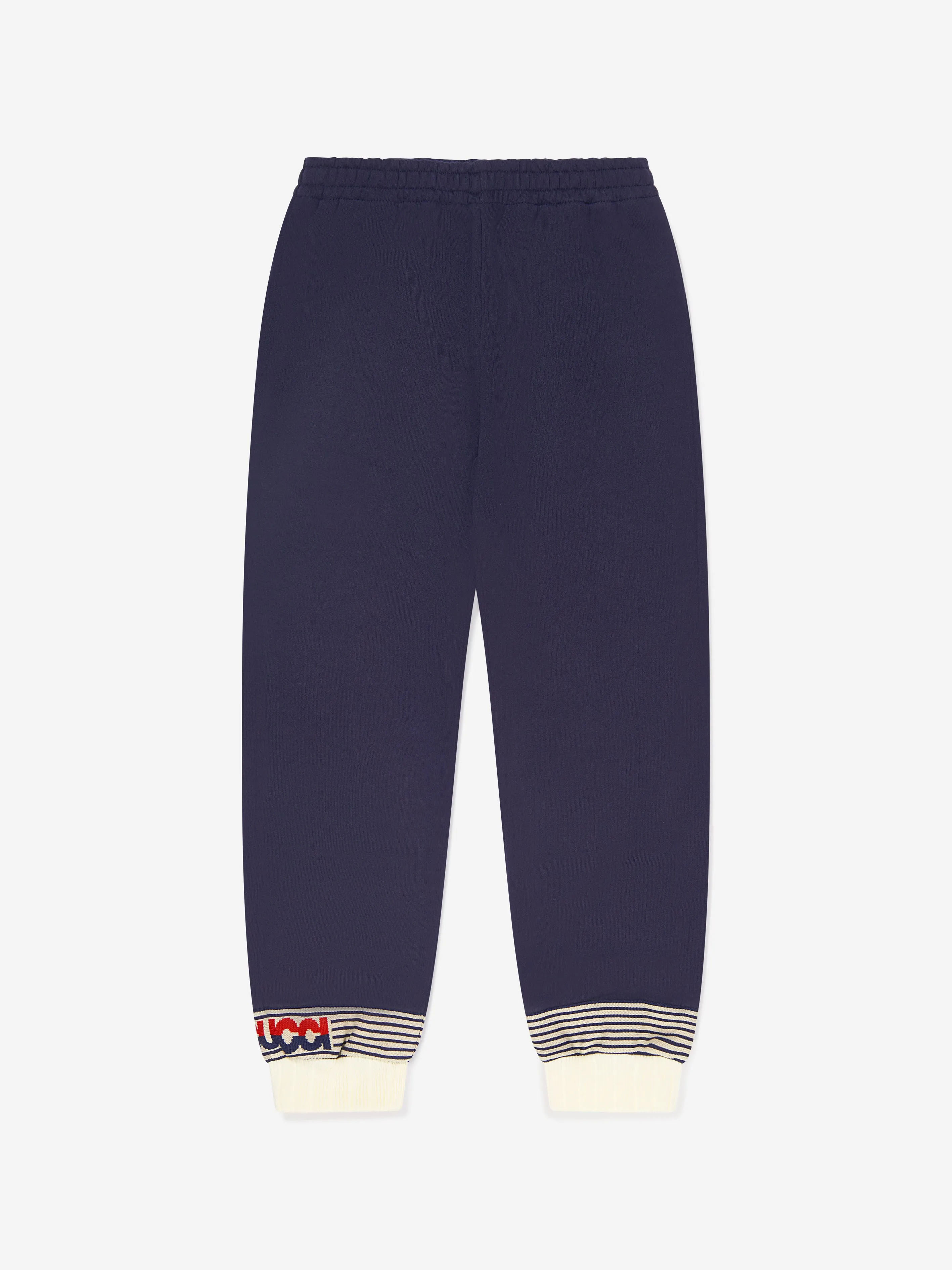 Gucci Boys Logo Joggers With Knitted Detail