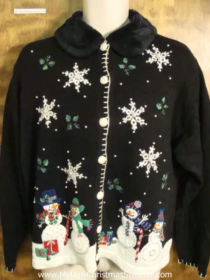 Happy Snowmen Ugly Xmas Sweater