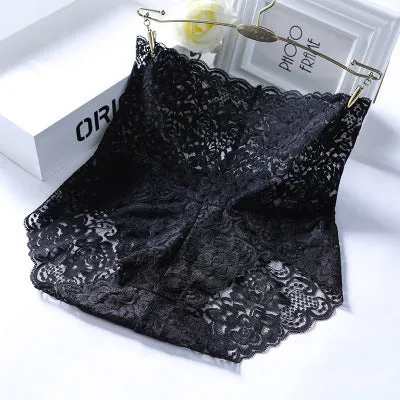 Hollow Lace Sexy High Waist Panties