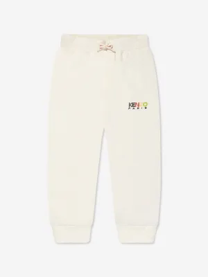 KENZO Boys Logo Joggers in Beige