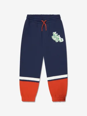 KENZO Boys Logo Joggers in Navy