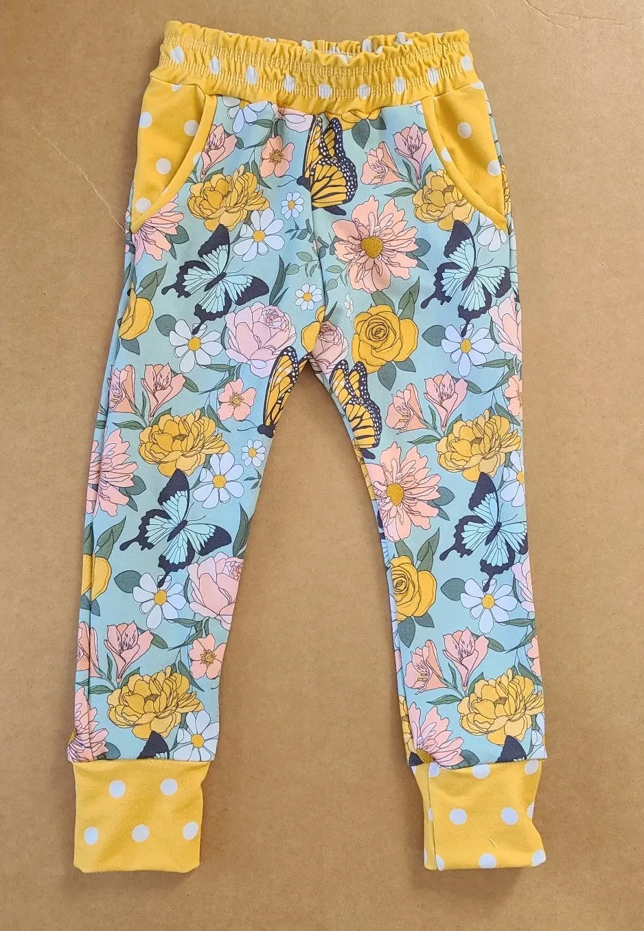 Kids Joggers ~ Spring Garden Party