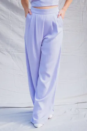 Lavender Set Wide Leg Trousers