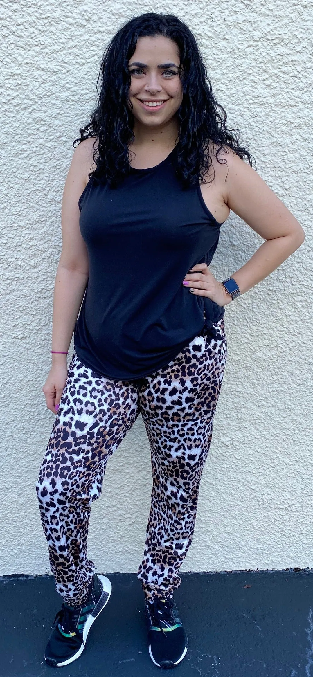 Leopard Joggers