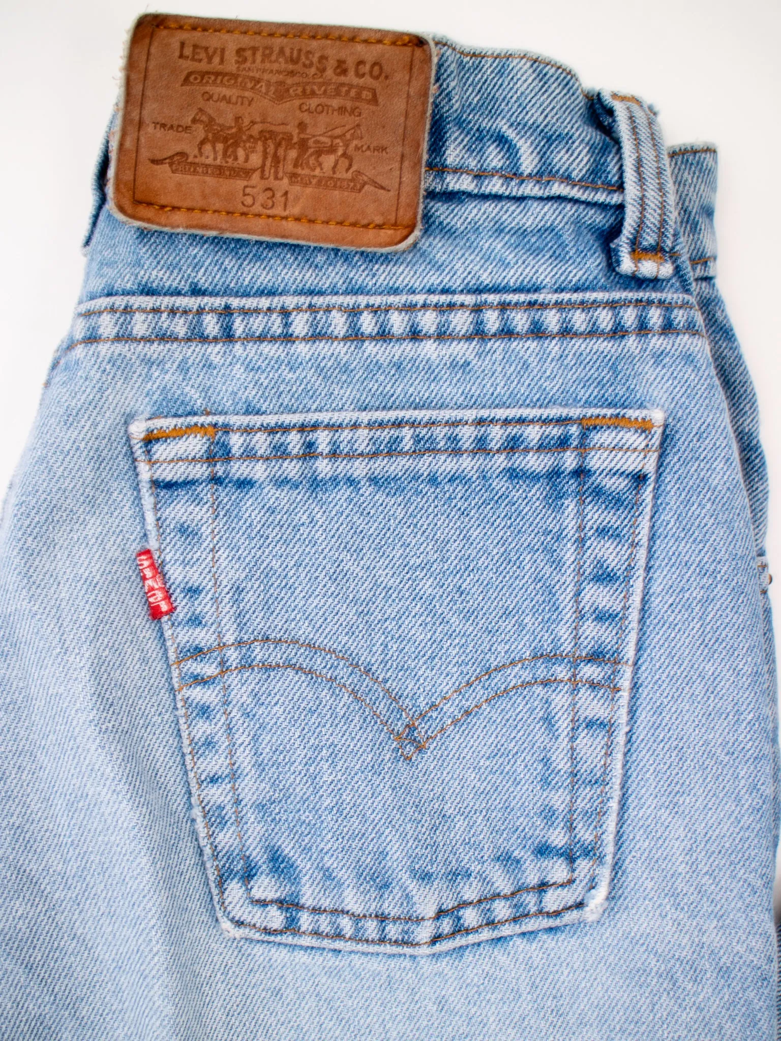 Levi's Lightwash 531 Denim Jeans 26W