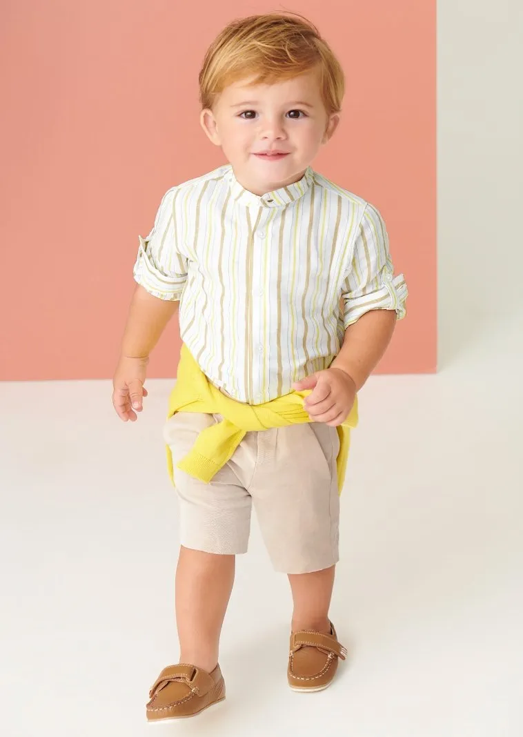 Mayoral Baby & Toddler Boys Tailored Linen Shorts - 3 Color Choices