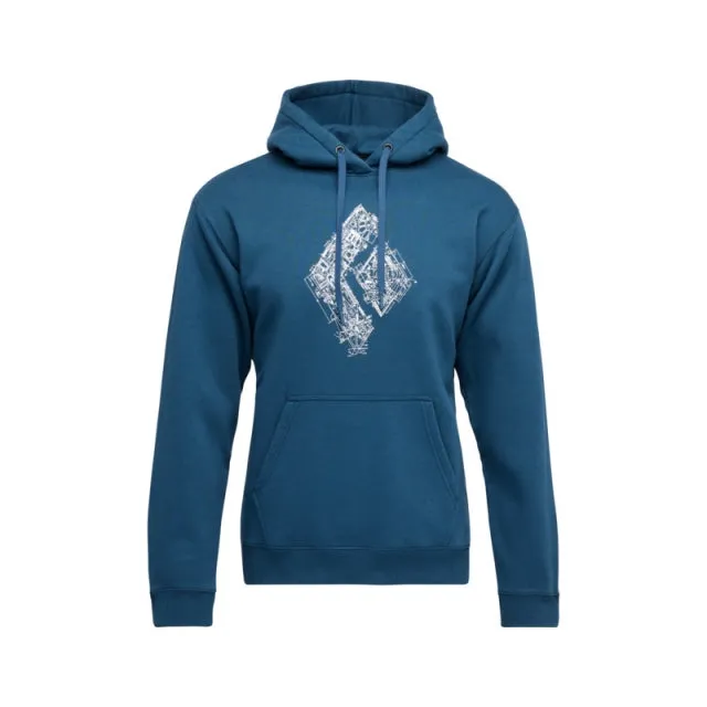 Mens Engineered Diamond Pullover Hoody