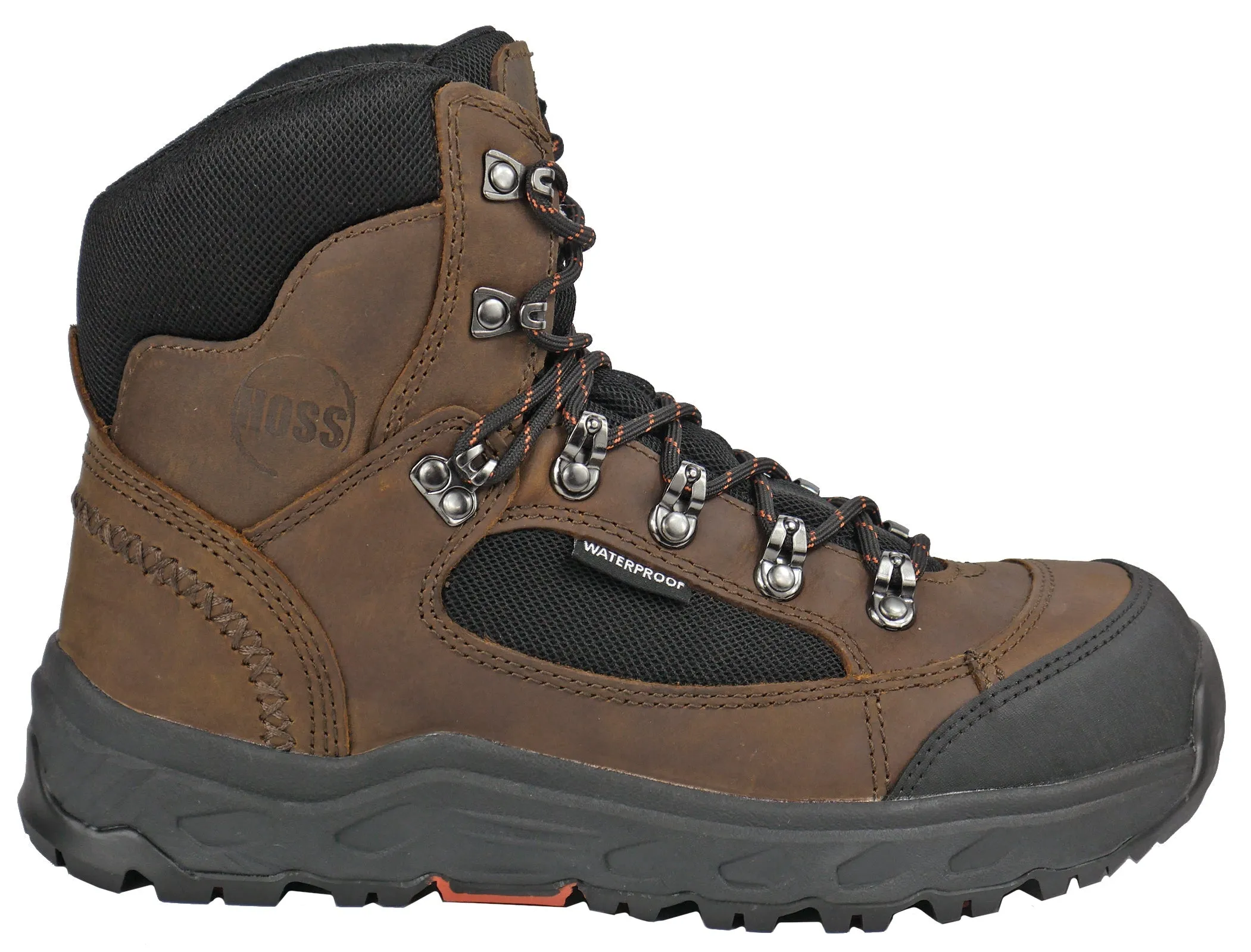 Men's Hoss 6" Blocker Brown, EH, WP, SR, Oblique Aluminum Toe Boot