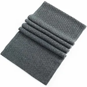 Mens Ilmio Wool Knit Scarf #12