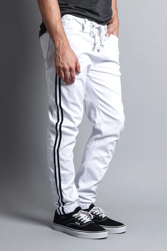 Men's Side Striped Band Joggers