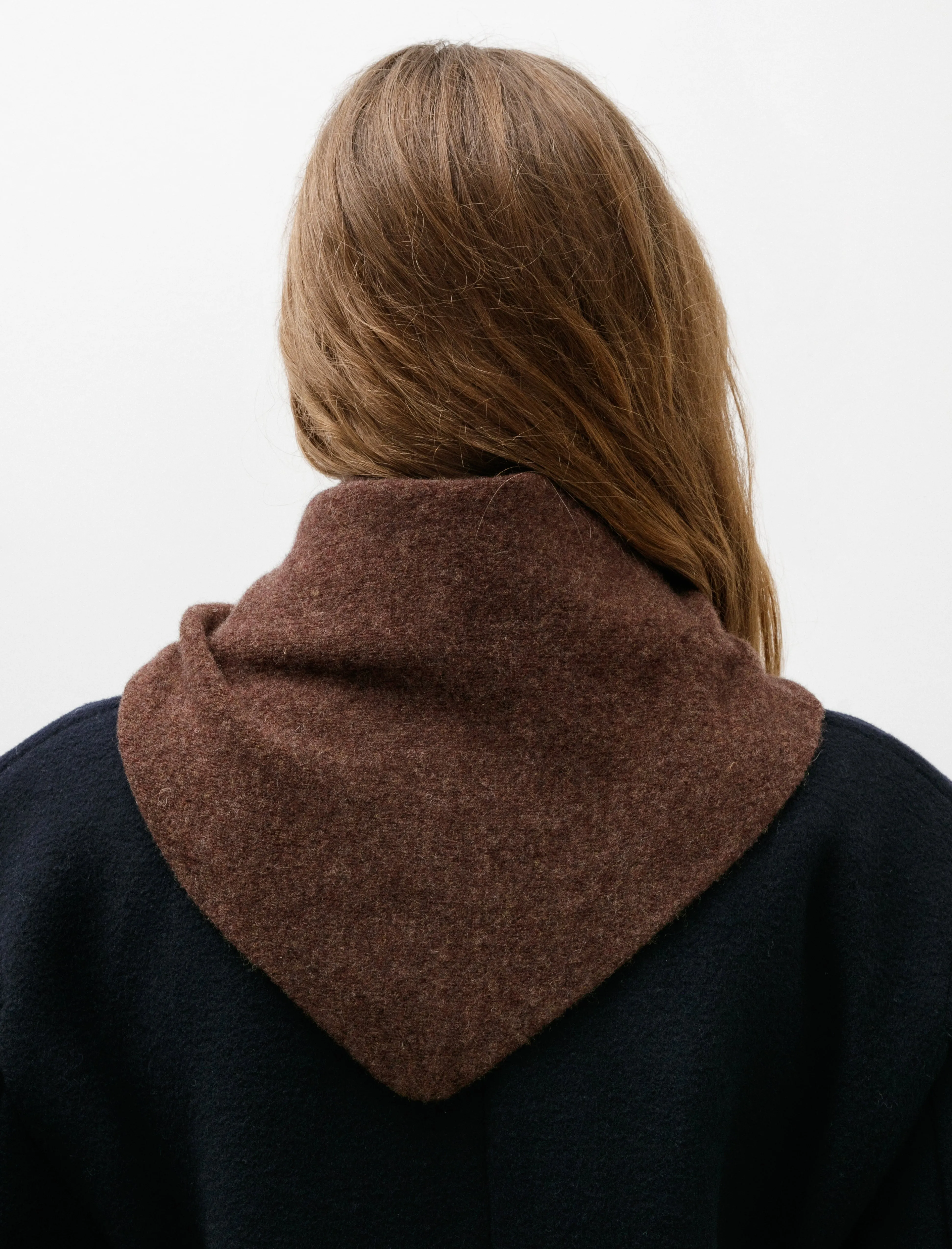 MHL Scout Scarf Lambswool Chestnut