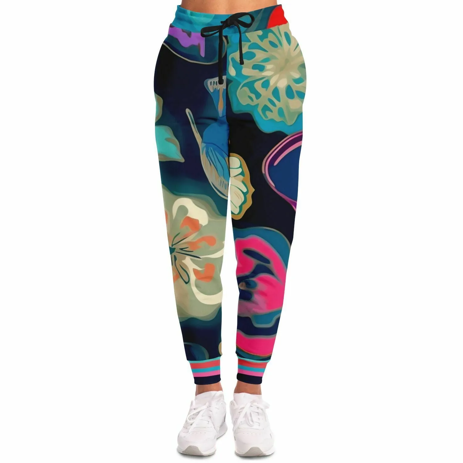 Midnight Butterfly Melody Eco-Poly Unisex Joggers