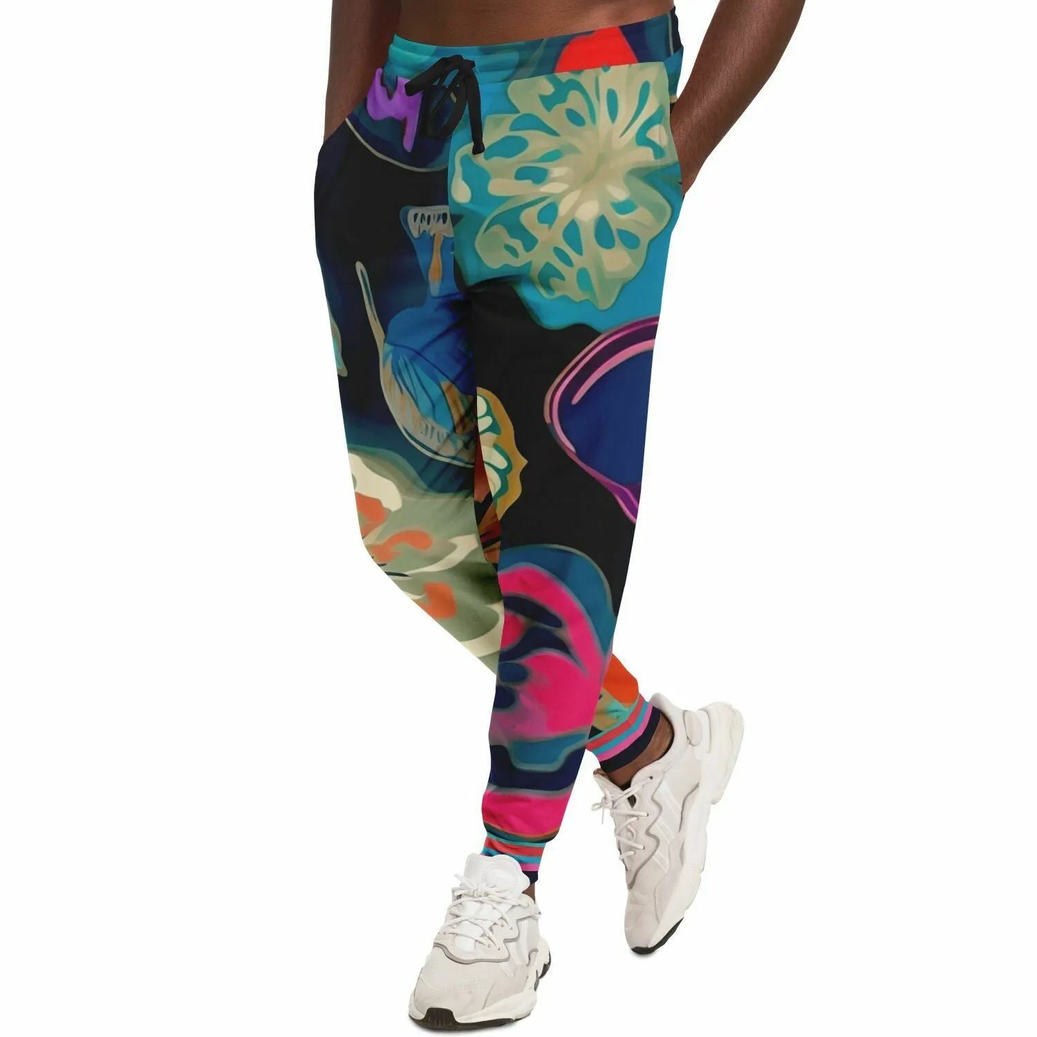 Midnight Butterfly Melody Eco-Poly Unisex Joggers