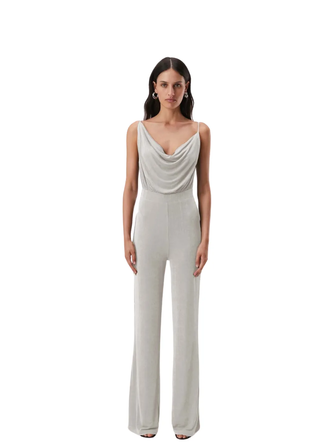 Misha Moyra Jumpsuit Silver Cloud