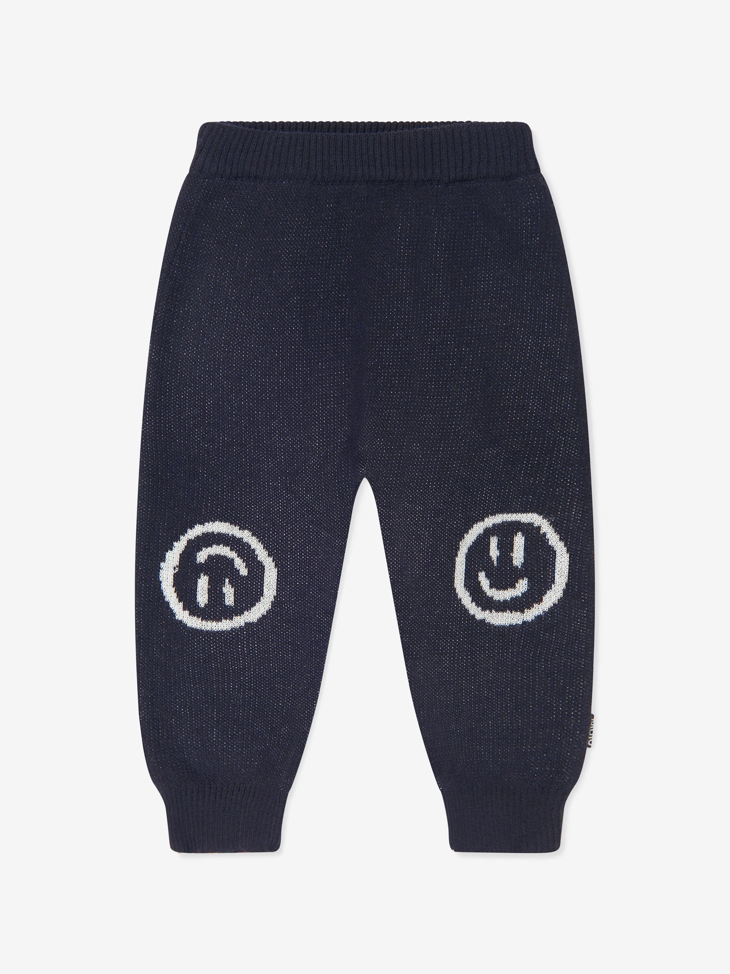 Molo Baby Wool Smiley Face Joggers