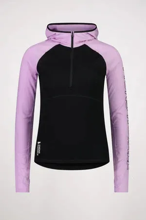 MONS ROYALE Women's Bella Tech Merino Air-Con Raglan Hood