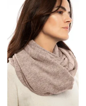 NEW FALL 24 - Women's Maxi Cashmere Neck Scarf Taupe