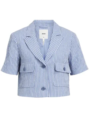 OBJMAYA RE S/S BLAZER | PALACE BLUE