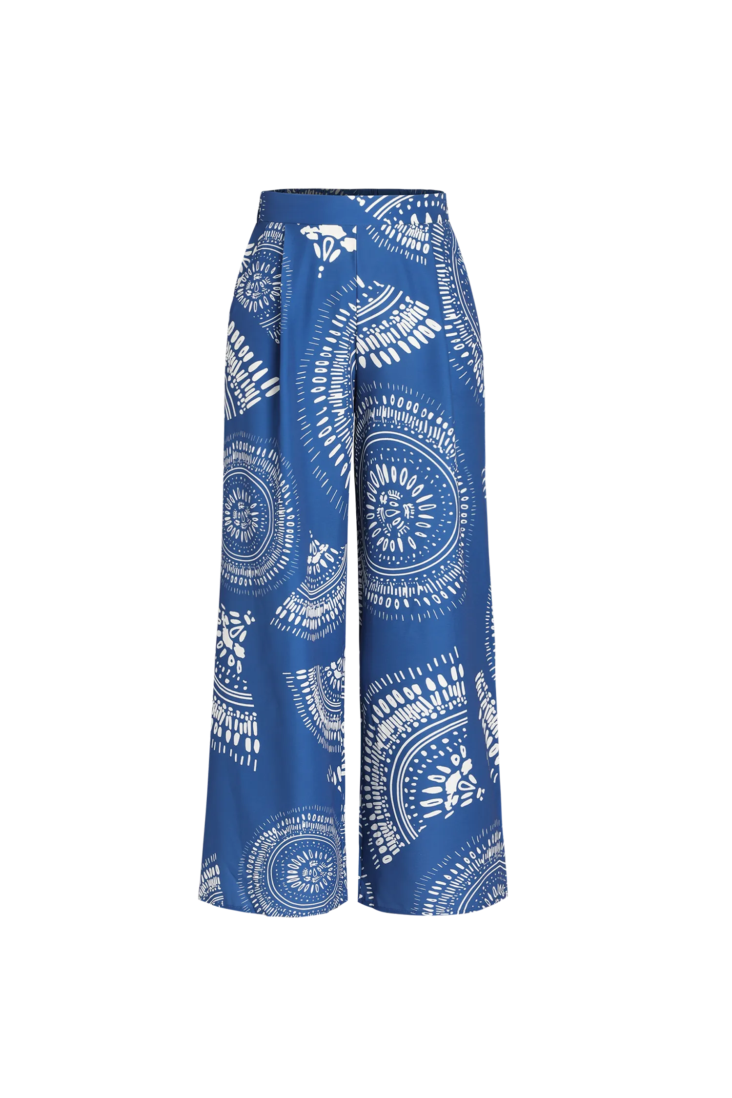 Ornate Print High Waist Pants