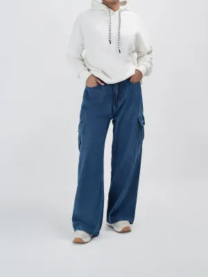 "PEGASUS" Casual Cargo Denim Pant