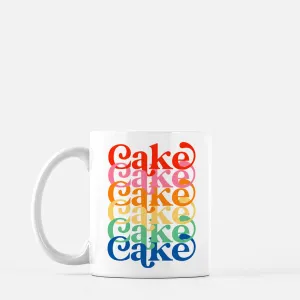 Rainbow Layer Cake Mug