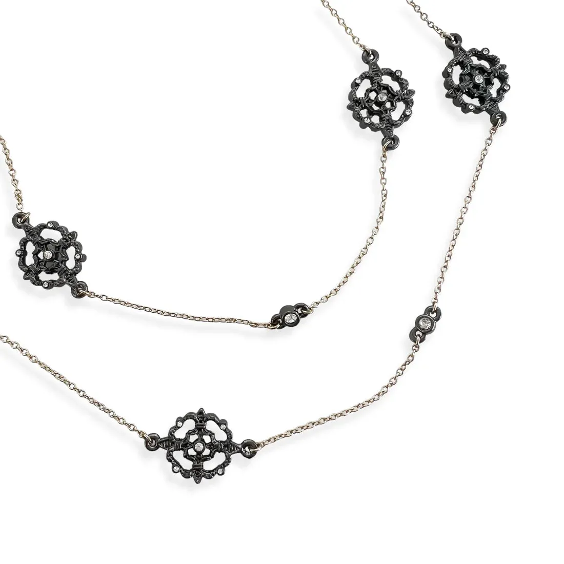 Rhodium Necklace