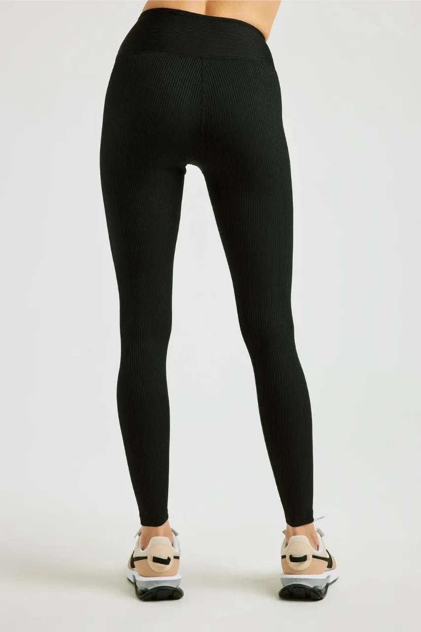 Ribbed High Legging