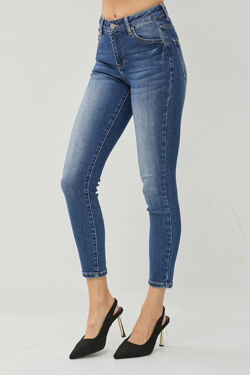 Risen Jeans - High Rise Basic Ankle Skinny Jeans - RDP5586