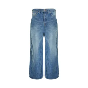 Robot Legs Denim Pants in Indigo