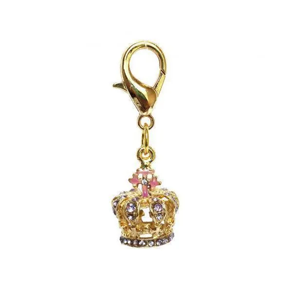 Royal Queen Crown Dog Collar Charm