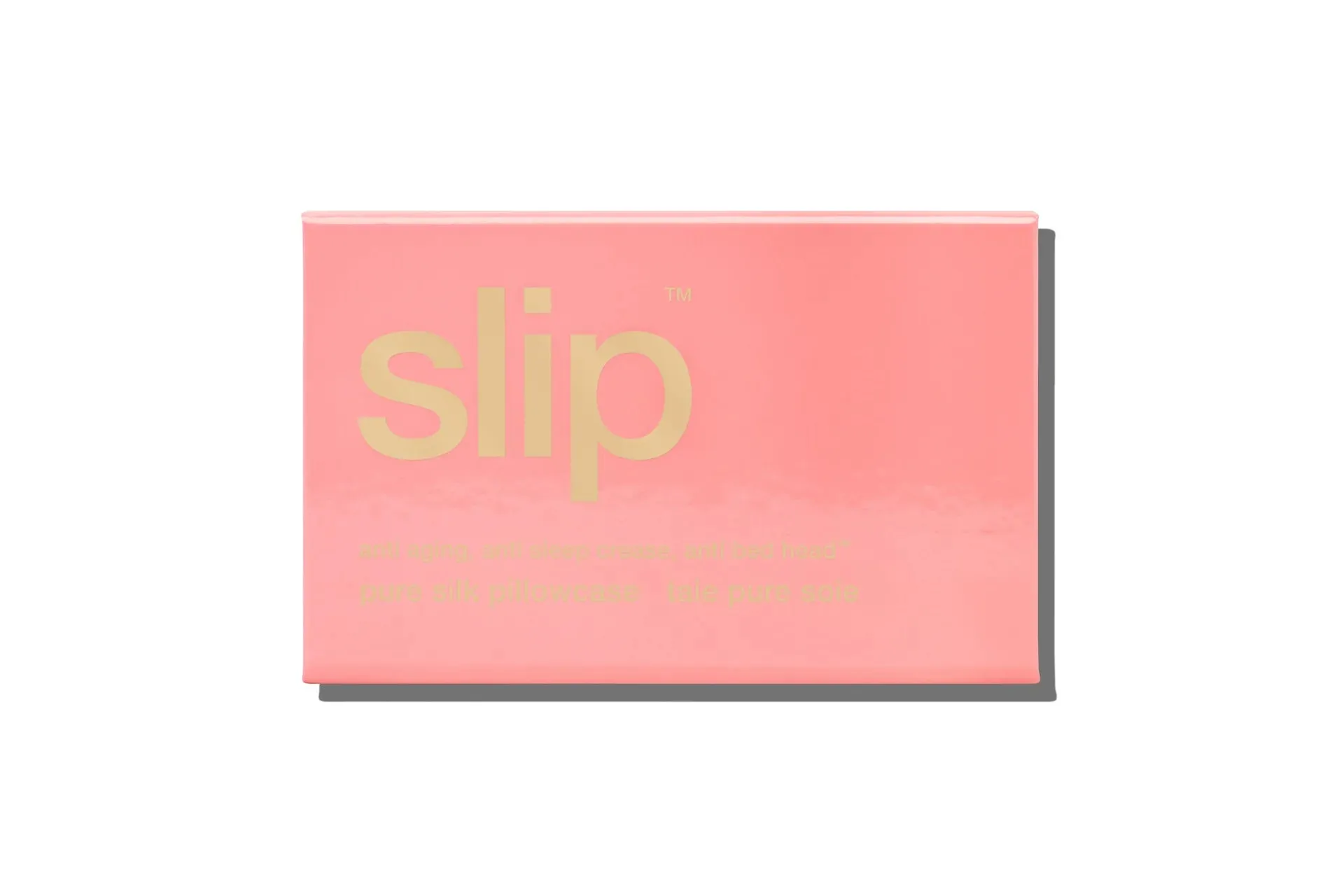 Silk Slip Blush Queen Zippered Pillowcase