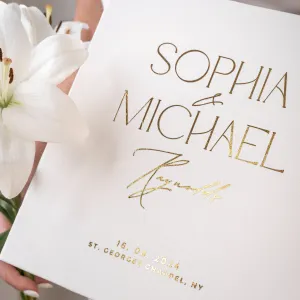 Silky White   Real Gold |  Guest Book