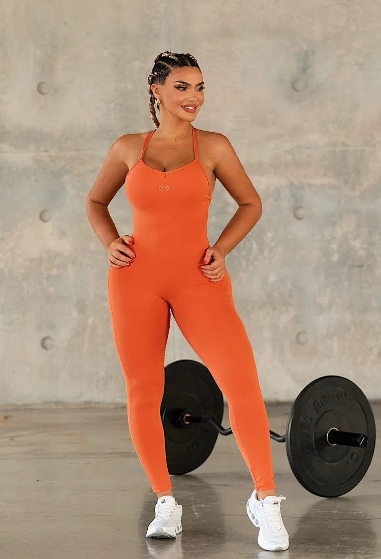 Super Fit Jumpsuit (ORANGE)