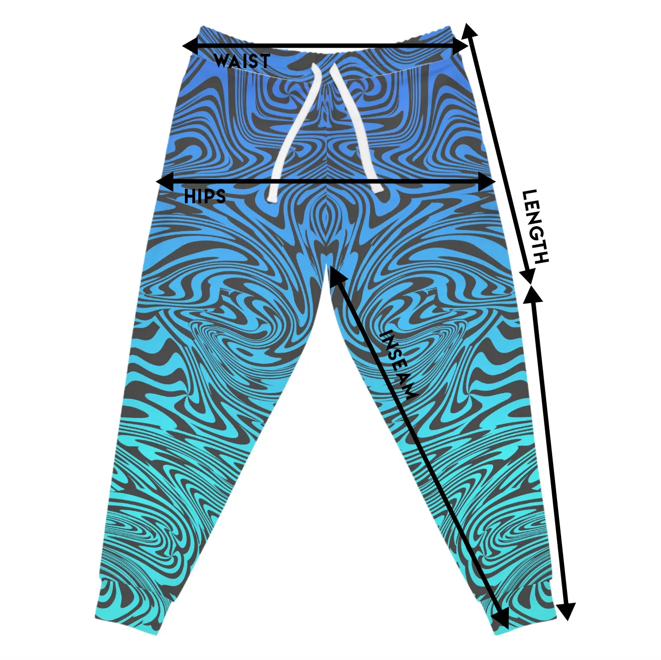 Swirls Collection - Electric Nightfall JOGGERS