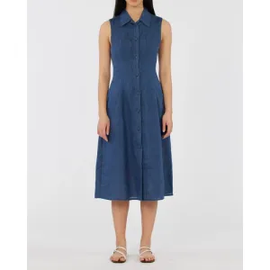 Vento Linen Dress | Ocean