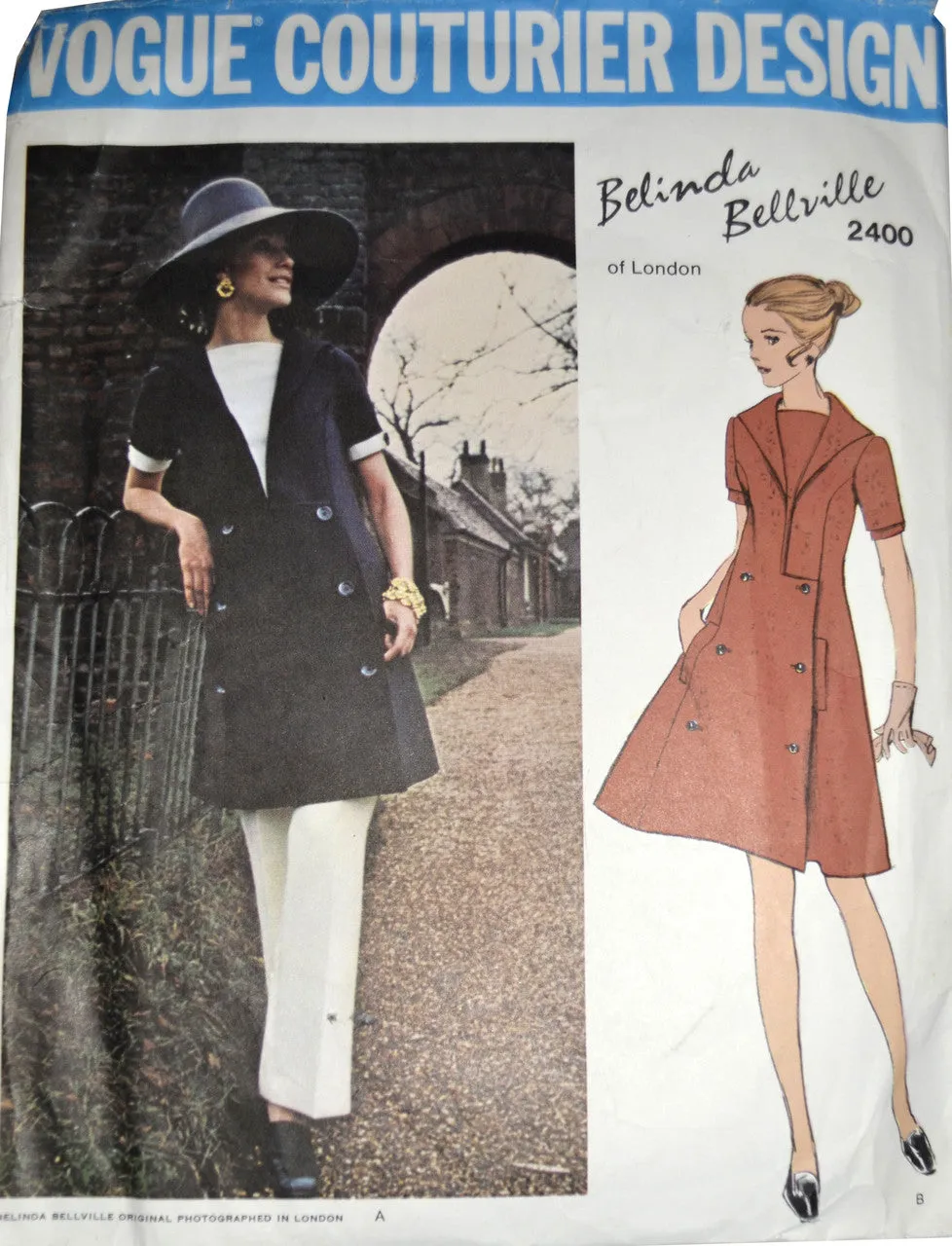 Vogue Couturier Design 2400 Belinda Bellville Vintage Sewing Pattern