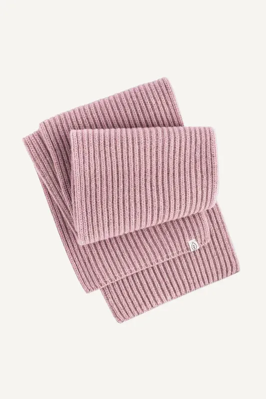 Vouga Pink Recycled Wool Scarf