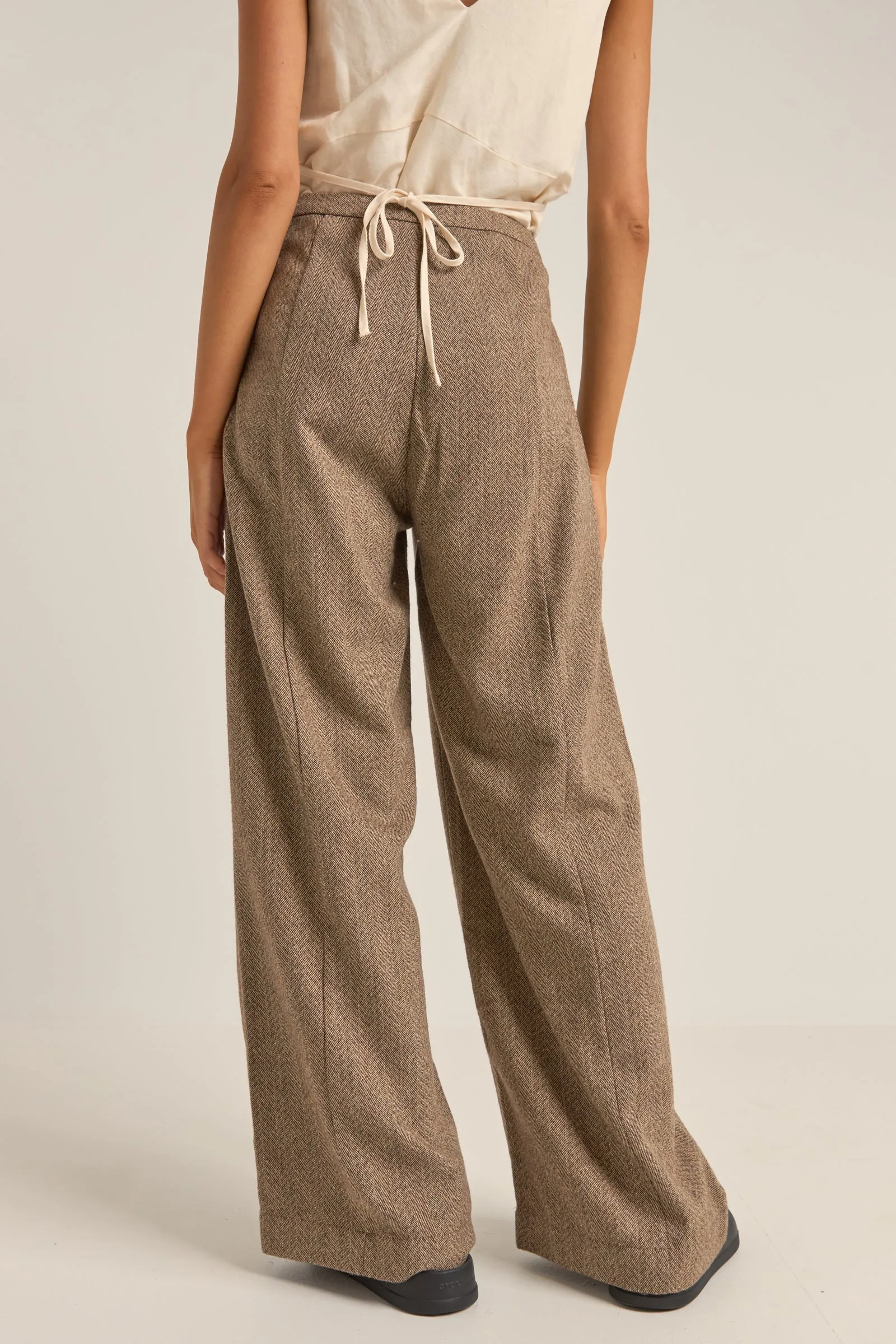 Whitehaven Wide Leg Pant Chocolate