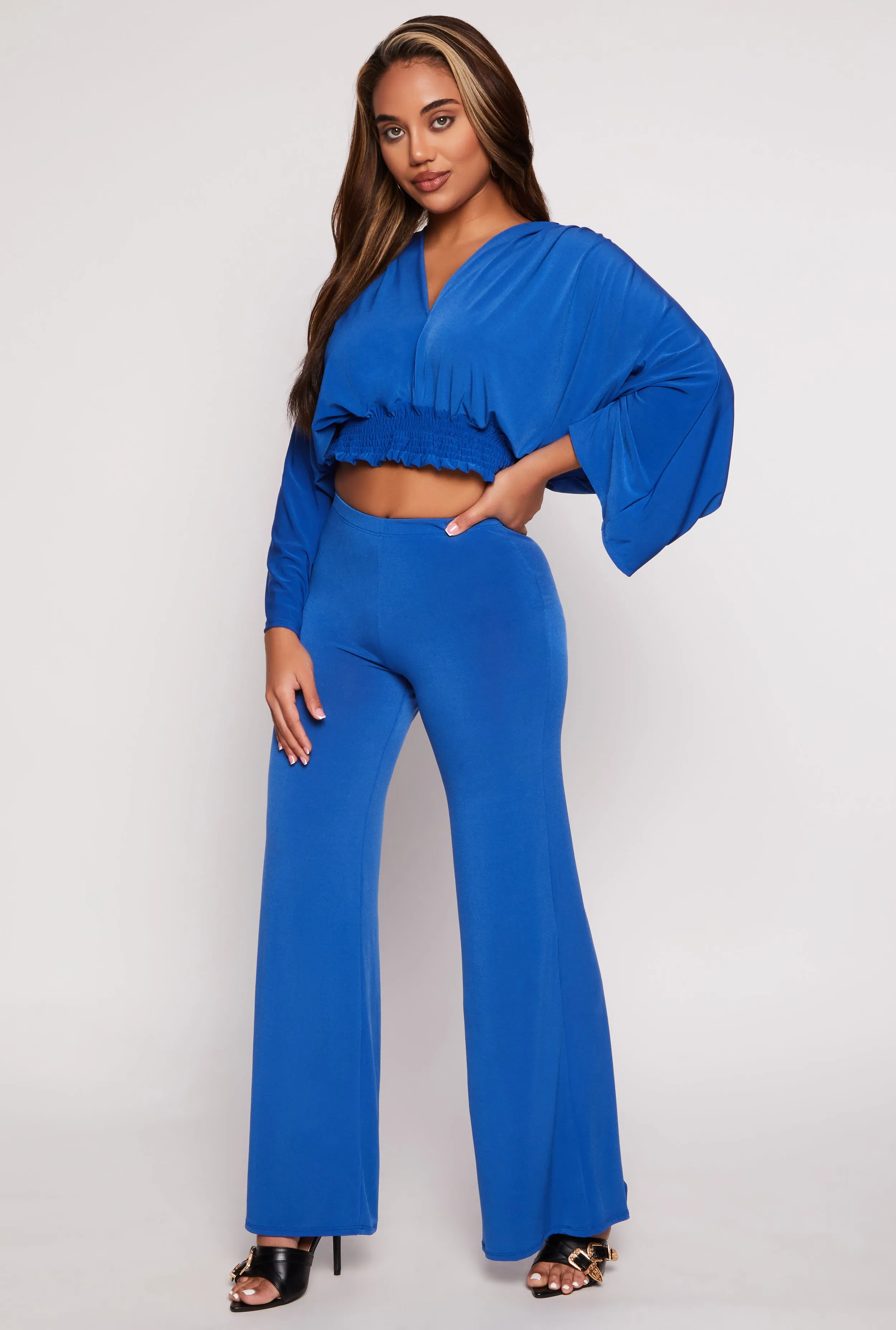 Wide Leg High Waist Pants