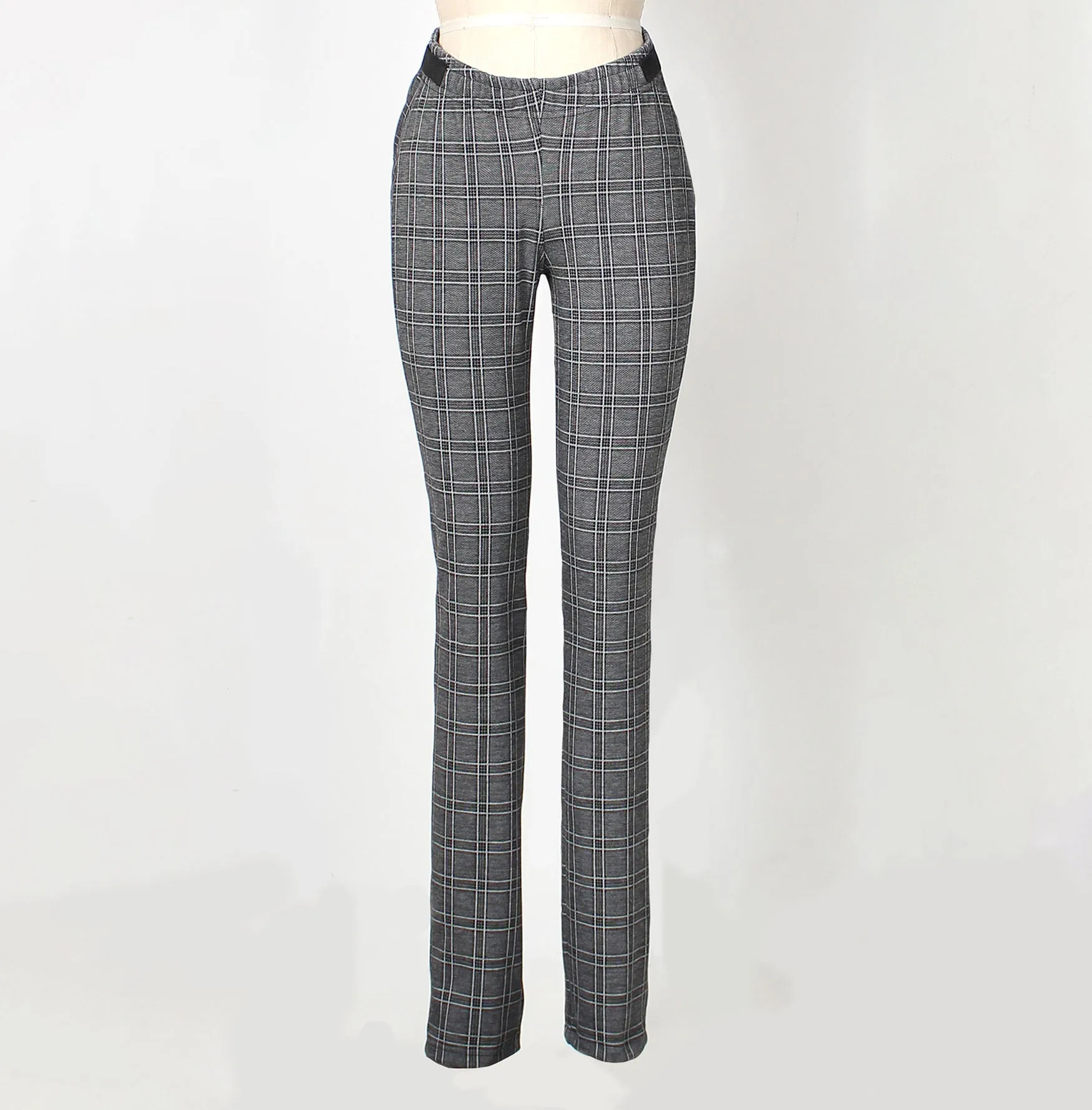 Women's GC Seamless Back Plaid Ponte Pant