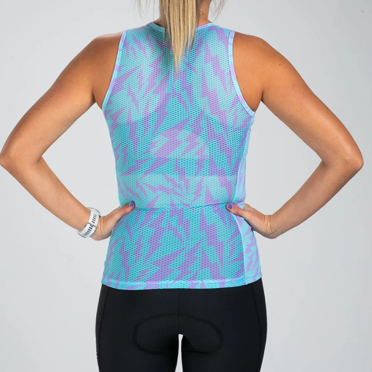 Women's Ltd Cycle Base Layer - Electric