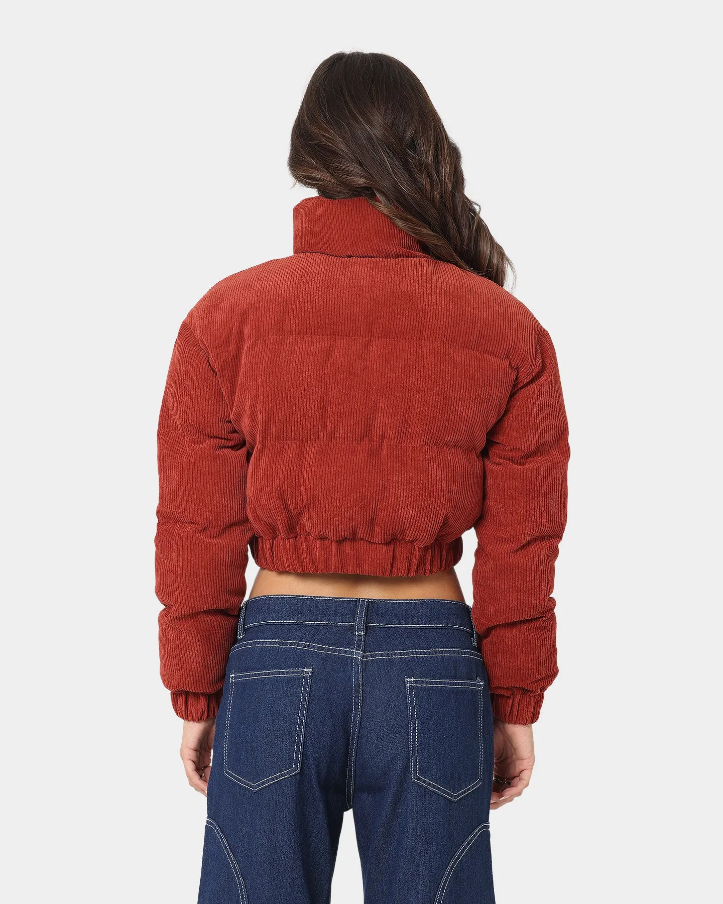 XXIII Women's Elodie Corduroy Puffer Jacket Rouge